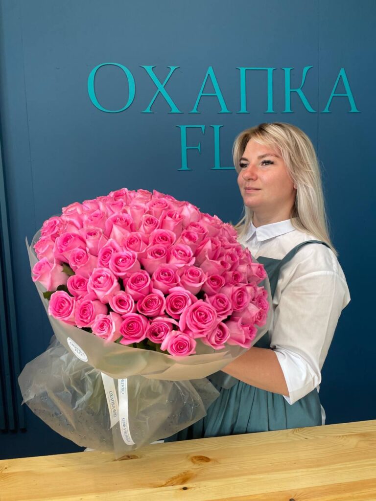 Букет розовых роз. 101, 51, 31, 25 Шт.